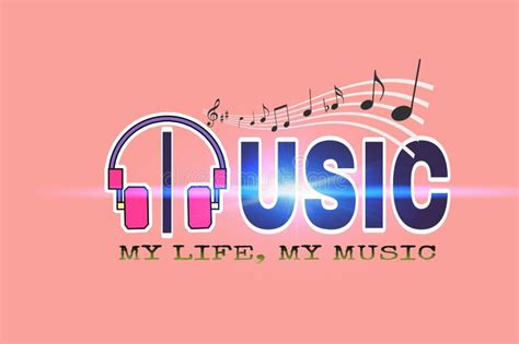 Music Is My Life Stock Vector Illustration Of Icon 107078801
