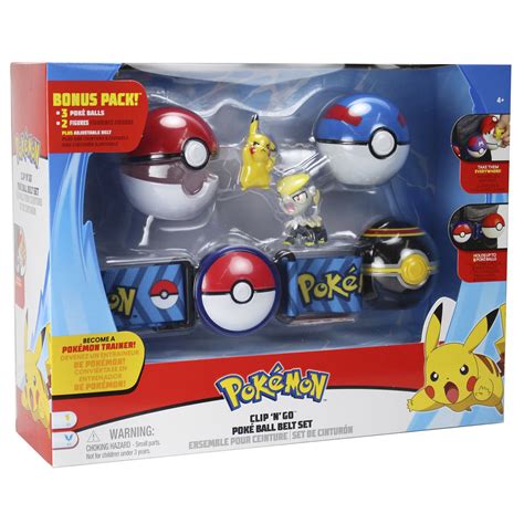 Buy Pokemon Clip N Go Poke Belt Set Deluxe 50 00662