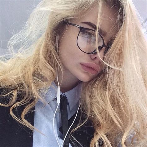 Pin By Russell Clock On ичн Blonde With Glasses Beautiful Hair