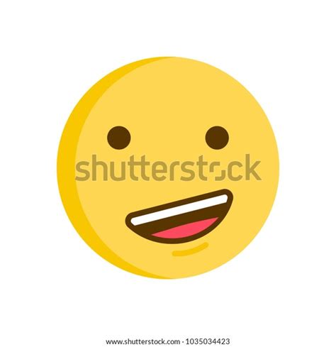 Proud Emoticon Vector Smiley Emoji Icon Stock Vector Royalty Free