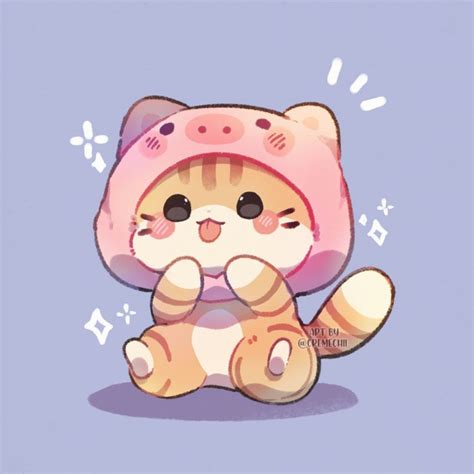 Chii🌻 On Twitter Cute Cat Drawing Cute Animal Drawings Kawaii Cat