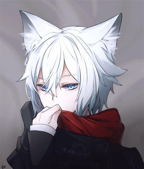 멜고우 🍌 On Twitter Wolf Boy Anime Anime Cat Boy Anime Fox Boy