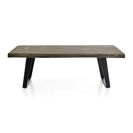 Image result for yukon coffee table. Yukon Grey Coffee Table | Crate and Barrel | Coffee table ...