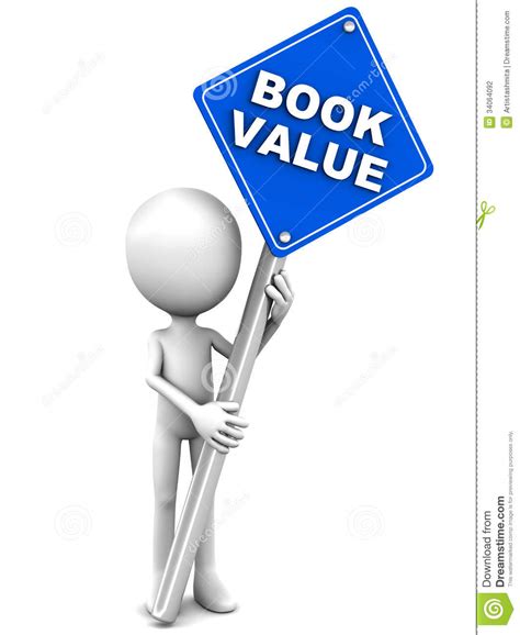 Book value is an accounting term denoting the portion of the company held by the shareholders at accounting value (not market value). Book value stock illustration. Illustration of share ...