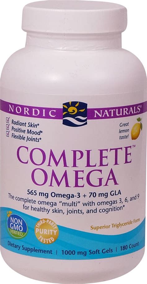 nordic naturals complete omega lemon 180 softgels best deals and price history at