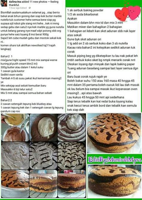 Kek marble minyak oren resepi azlina ina yang sangat sedap dan moist. Kek marble nutella By Azlina Ina | mufin/ cupcake /cake ...