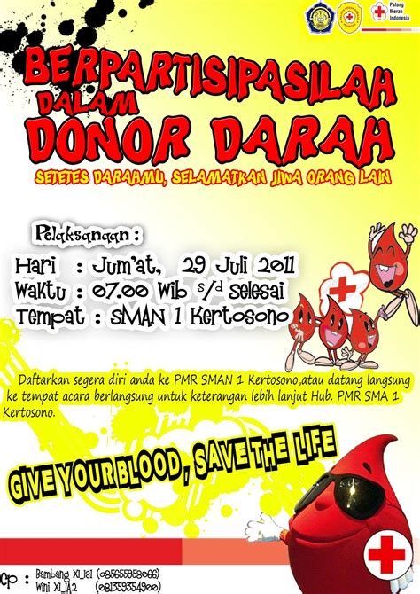 Pamflet kegiatan donor darah yang akan dilaksanakan rumah sakit kalbu intan medika pangkalpinang dan palang merah indonesia. Contoh Brosur Kursus Bahasa Inggris - Contoh 193
