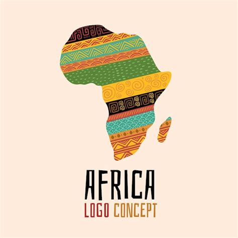 Free Vector Set Of Creative Africa Logo Template