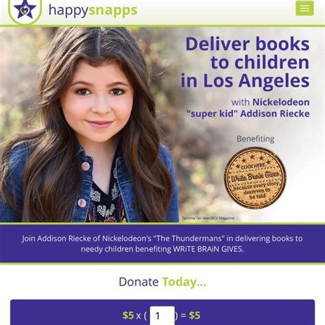 Article Join Addison Riecke And Help Deliver Books To Underprivileged