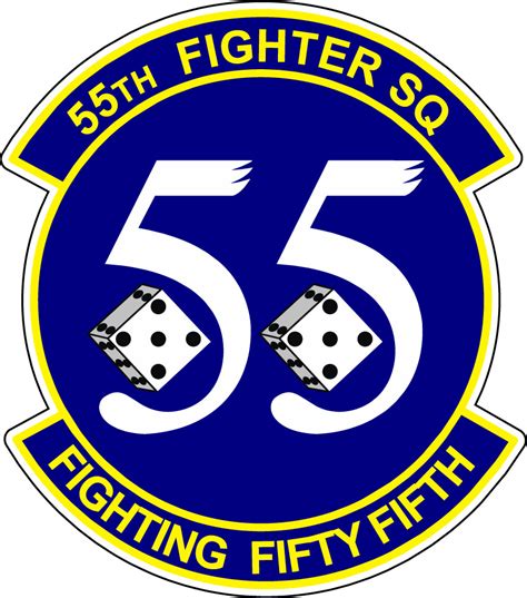 Sticker Usaf 55th Fighter Squadron Mc Graphic Decals