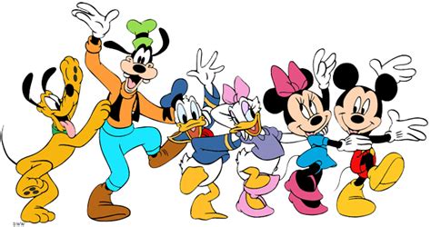 Classic Mickey Mouse Friends Clip Art Png Images Disn Vrogue Co