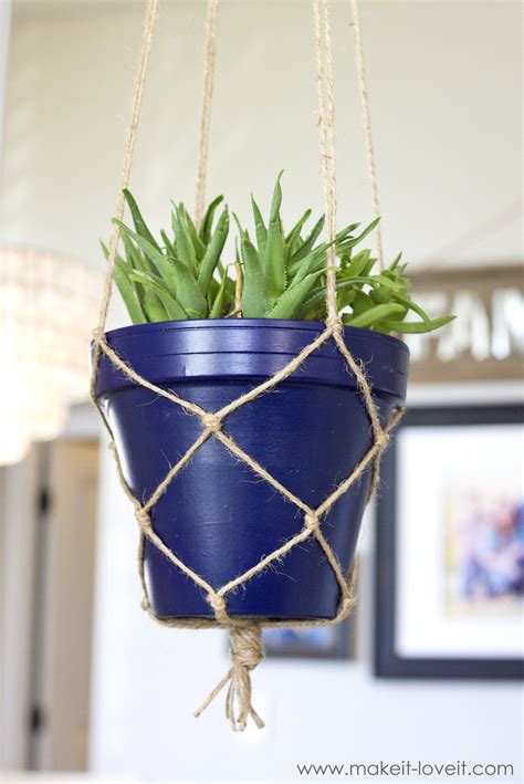 How To Make A Simple Rope Plant Hanger Laptrinhx