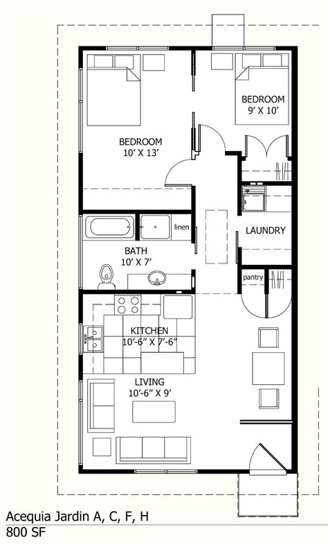 800 Square Foot House Plans Tiny House Decor