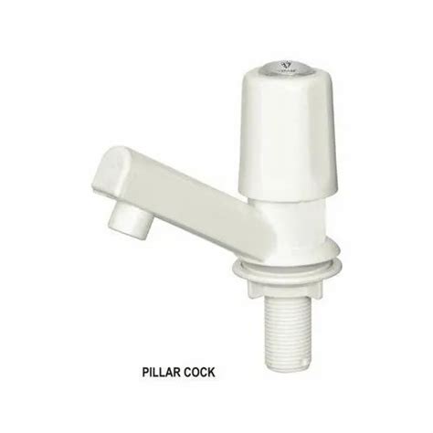 White Plastic Pillar Cock For Bathroom Fitting At Rs 120piece In Chennai