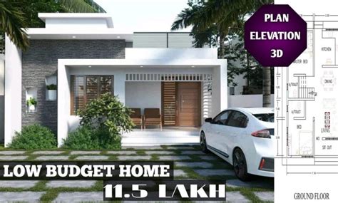 850 Sq Ft 2bhk Contemporary Style Single Floor House And Free Plan 11