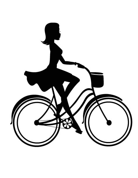 Decas Bike Tune Up Day And More Bike Silhouette Girl On Bike