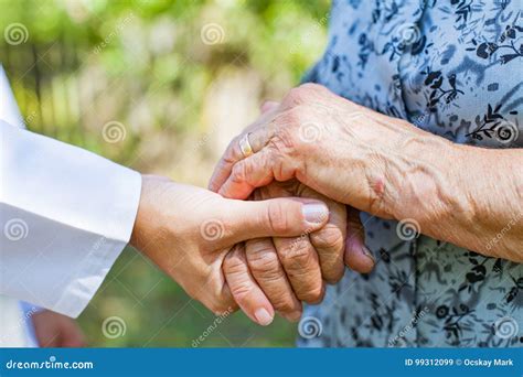 Shaking Elderly Hands Stock Image Image Of Assistance 99312099