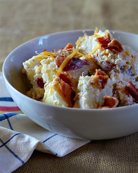 In a word, it's the best! Loaded Baked Potato Salad, Perfect Picnic Food | Cooking ...