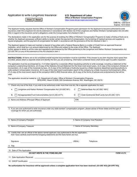 Form Ls 272 Fill Out Sign Online And Download Fillable Pdf