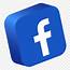Facebook Logo 3d Button PNG  Similar