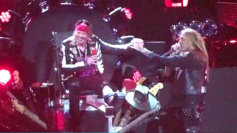 Axl Rose Tells Sebastian Bach He Can Do His Running Around On Stage For