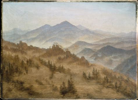 Gebirge Bei Aufsteigendem Nebel Caspar David Friedrich Als Kunstdruck Oder Gemälde