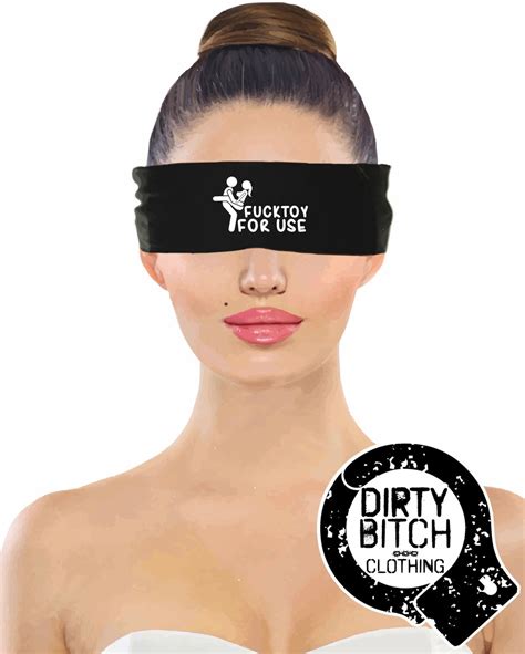 fucktoy for use blindfold fetish hotwife cuckold sex etsy