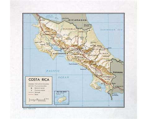 Maps Of Costa Rica Collection Of Maps Of Costa Rica North America