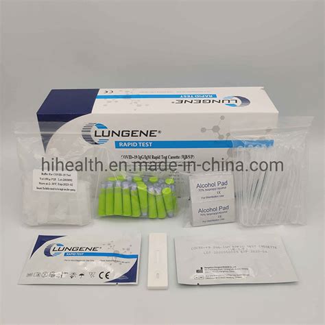 Rapid Test Cassette Lungene Antibody Igg Igm Test Fda Certified China