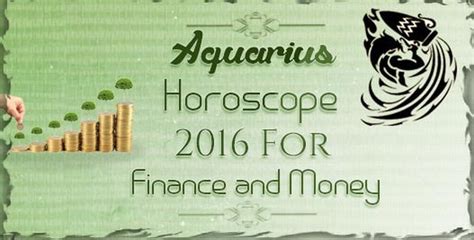 Aquarius Horoscope 2016 For Finance And Money Ask My Oracle