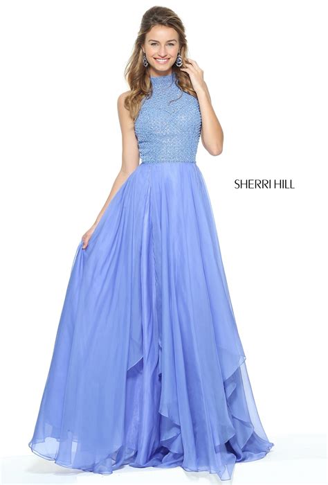 Sherri Hill 50808 Prom Dress Prom Dresses Blue Party Dress Long Cute Prom