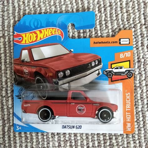 Hot Wheels Datsun 620 Red Matte Hw Hot Trucks Perfect Birthday T