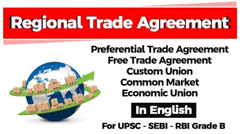 Regional Trade Agreements Preferential Trade Agreement Free Trade