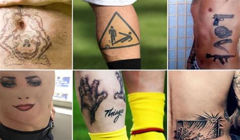 Los Peores DiseÑos De Tatuajes Del Mundo Del FÚtbol Agenciafe