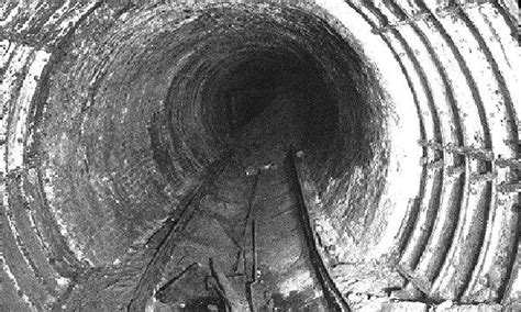Abandoned Tunnel Of Original Nyc Beach Pneumatic Transit Tube Nothing