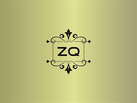 Creative Zq Logo Image Premium Zq Luxury Letter Design 19496624 Vector