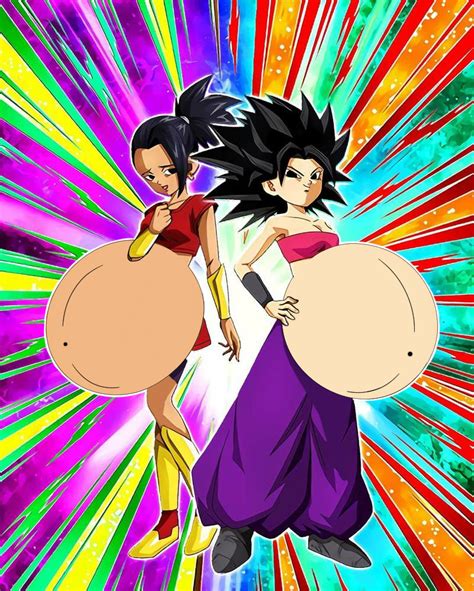 Kale And Caulifla Pregnant By Foxxyfnaf On Deviantart