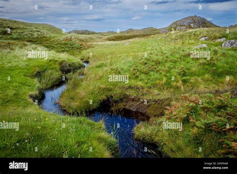 Landscape On The Scottish Hebridean Island Of Coll Stock Photo Alamy
