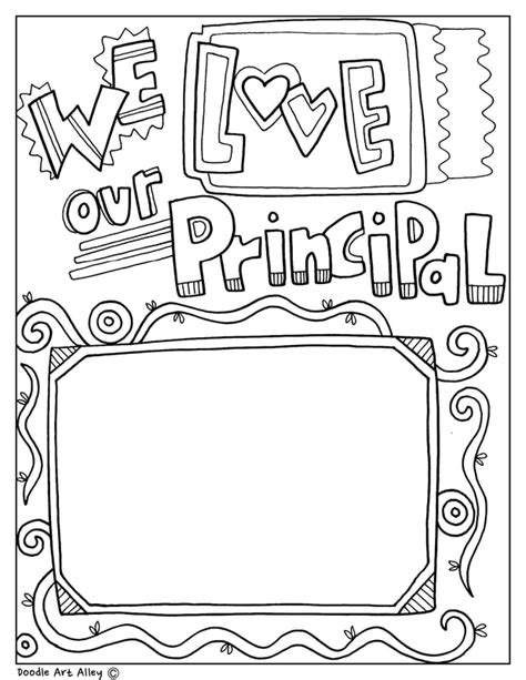 Principal Day Classroom Doodles