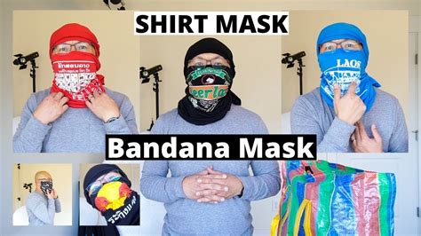 How To Make A Mask Out Of A Shirt Bandana Mask With Coffee Filter