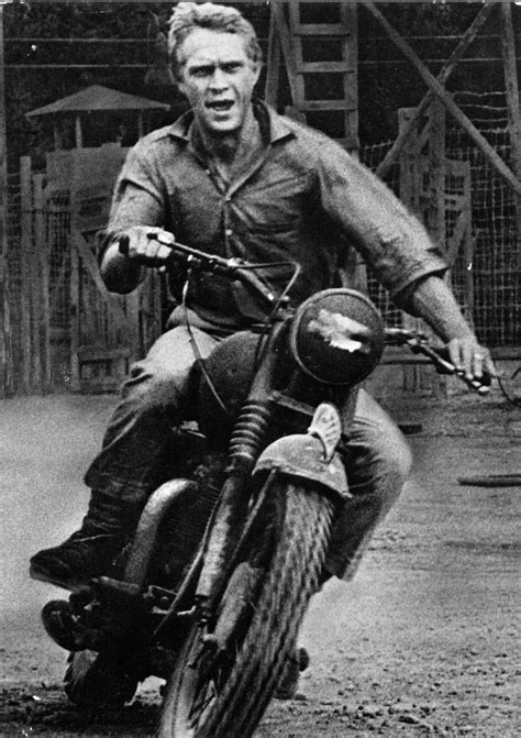 Steve McQueen The Great Escape Triumph Motorcycles Vintage