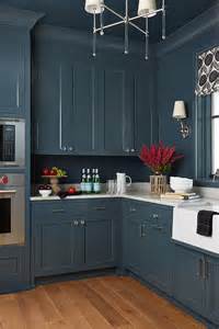 That is where having navy blue kitchen cabinets will come in handy. Painting Kitchen Walls + Cabinets the Same Color - Emily A ...