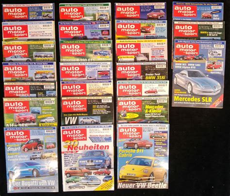 Auto Motor Und Sport Jahrgang 1998 24 Ausgaben Ohne Nr 8 Und 9 4