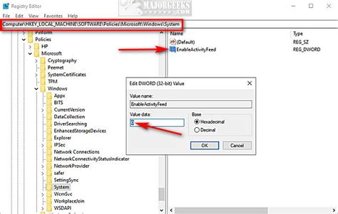 2 Disable Or Enable Timeline In Group Policy Editor