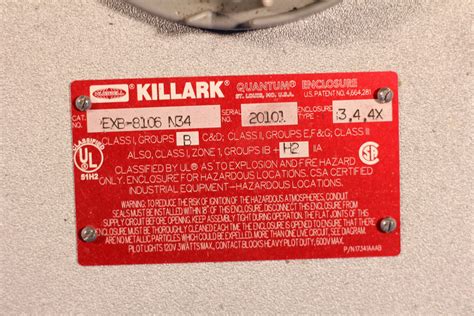 New Killark Exb Fds 0303paa 30a 600v Fusible Explosion Proof Disconnect