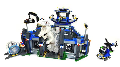 Lego Jurassic World Indominus Rex Breakout Off