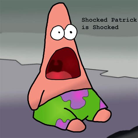 Patrick Is Shocked By Cally Wally On Deviantart