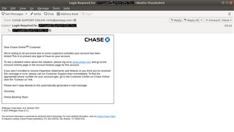 Chase Bank Customers Beware Of New Phishing Email Scam