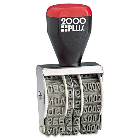 Traditional Date Stamp, Six Years, 1 3/8 x 3/16" - Sierra Office