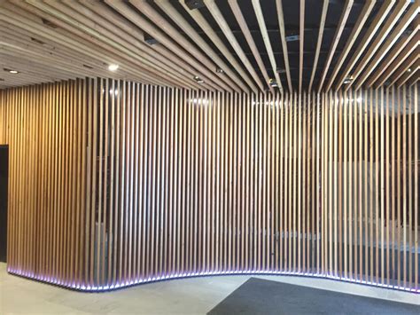 Decorslat Wall And Ceiling Timber Slats By Decor Systems Lobby